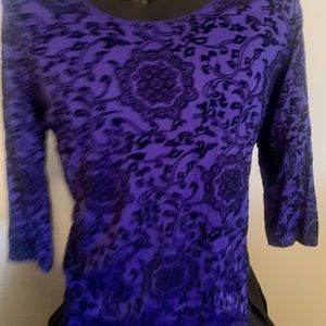 Chicos NWT Elegant Texture Top